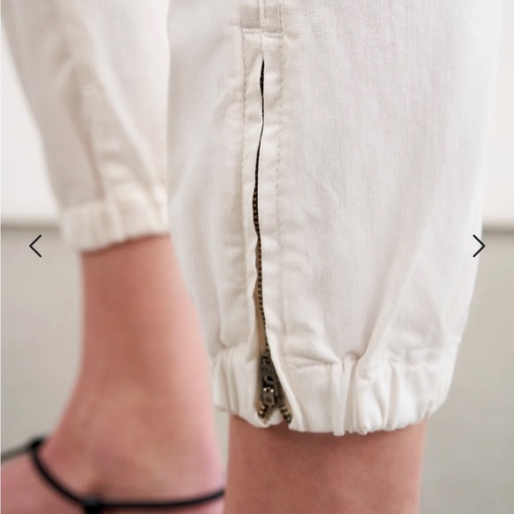 cropped military pants. 2 pen marks that will need some washing. - Picture 2 of 5